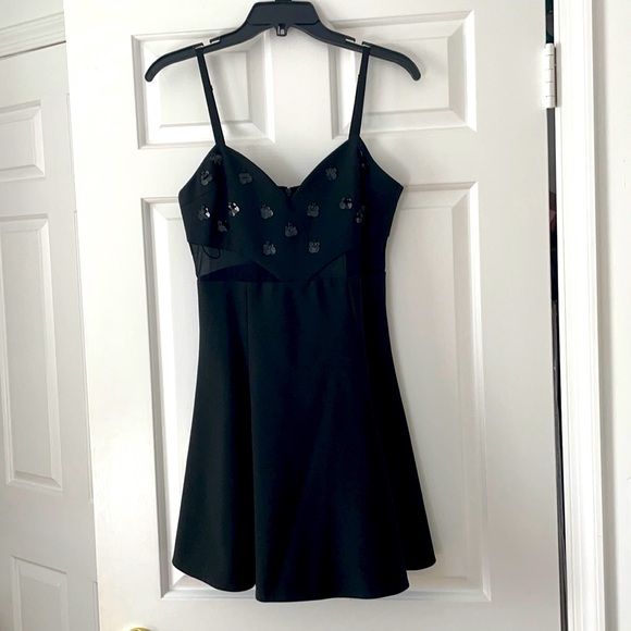 Black Elizabeth and James cocktail dress